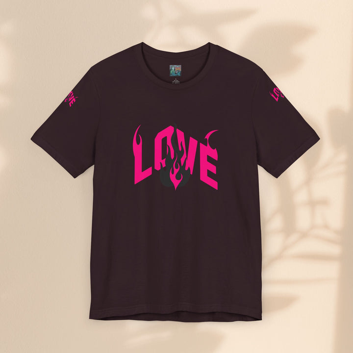 Unisex Jersey Short Sleeve Tee - LOVE