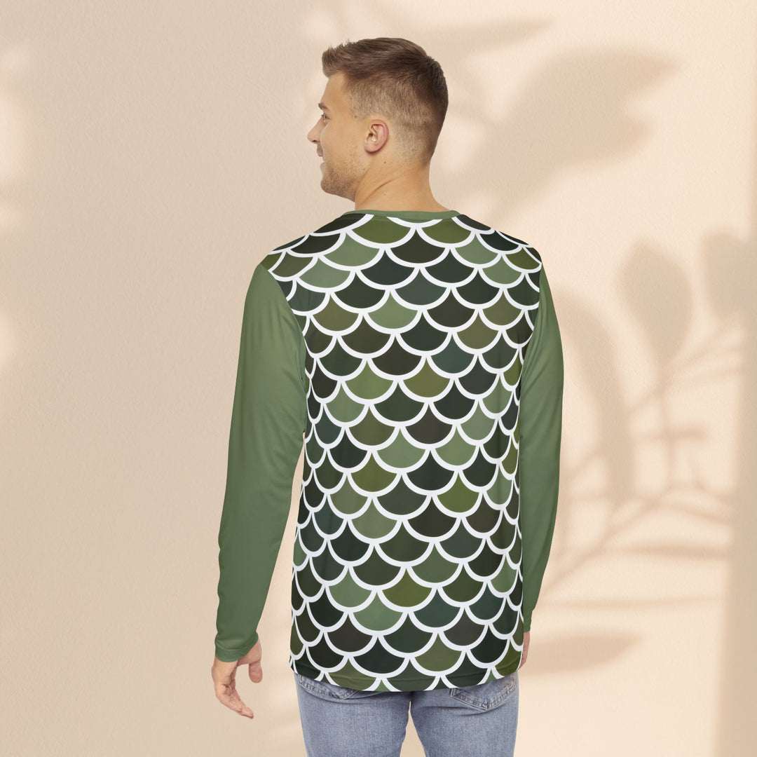 Men's Long Sleeve Shirt  - Merman Scales