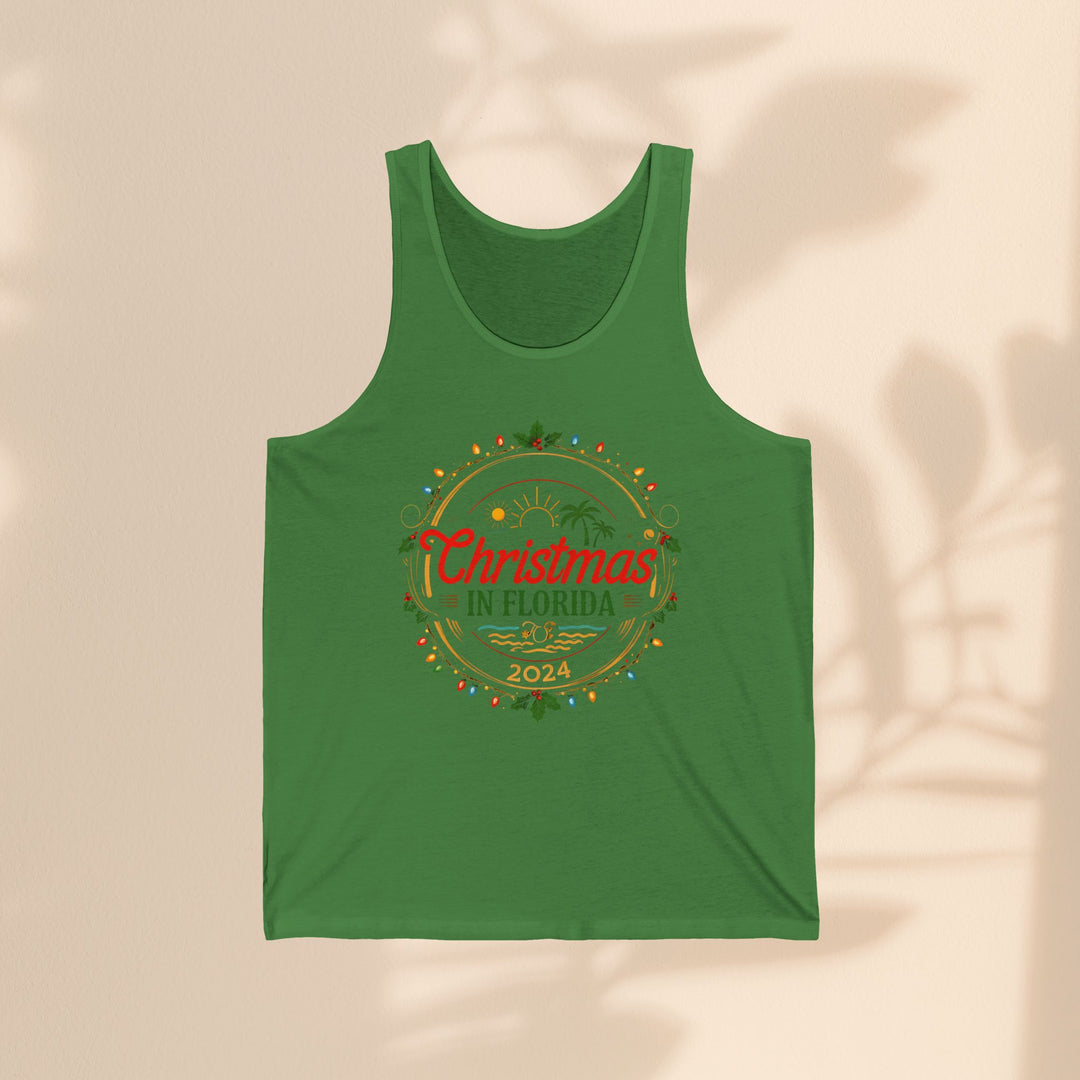 Unisex Jersey Tank - Christmas in Florida 2024