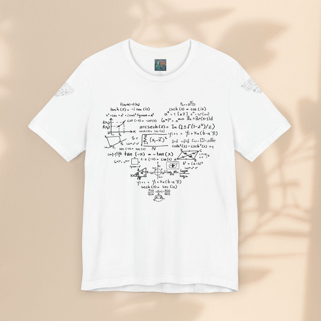 Unisex Jersey Short Sleeve Tee - Math Heart