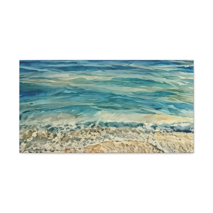 Stretched Beach Art Canvas Print