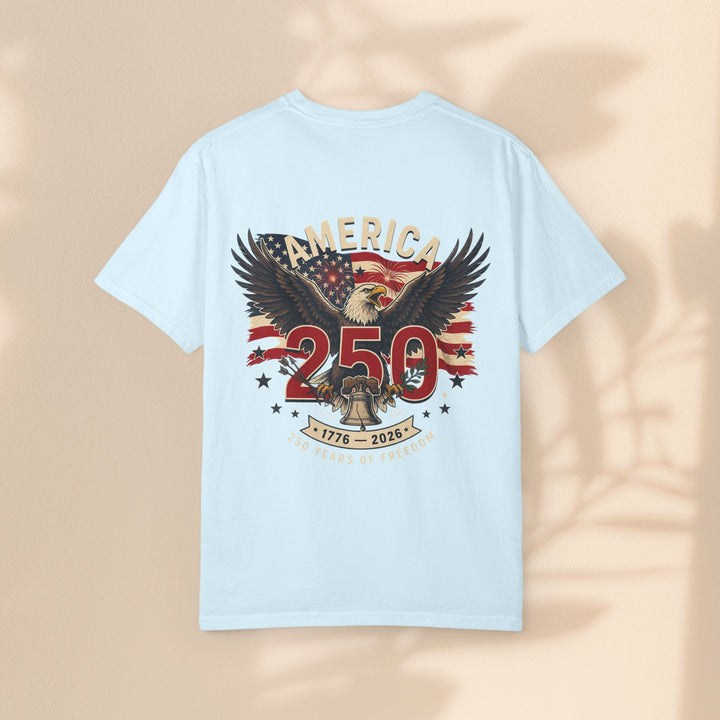 America 250 Eagle Patriotic T-Shirt — Independence Celebration Tee