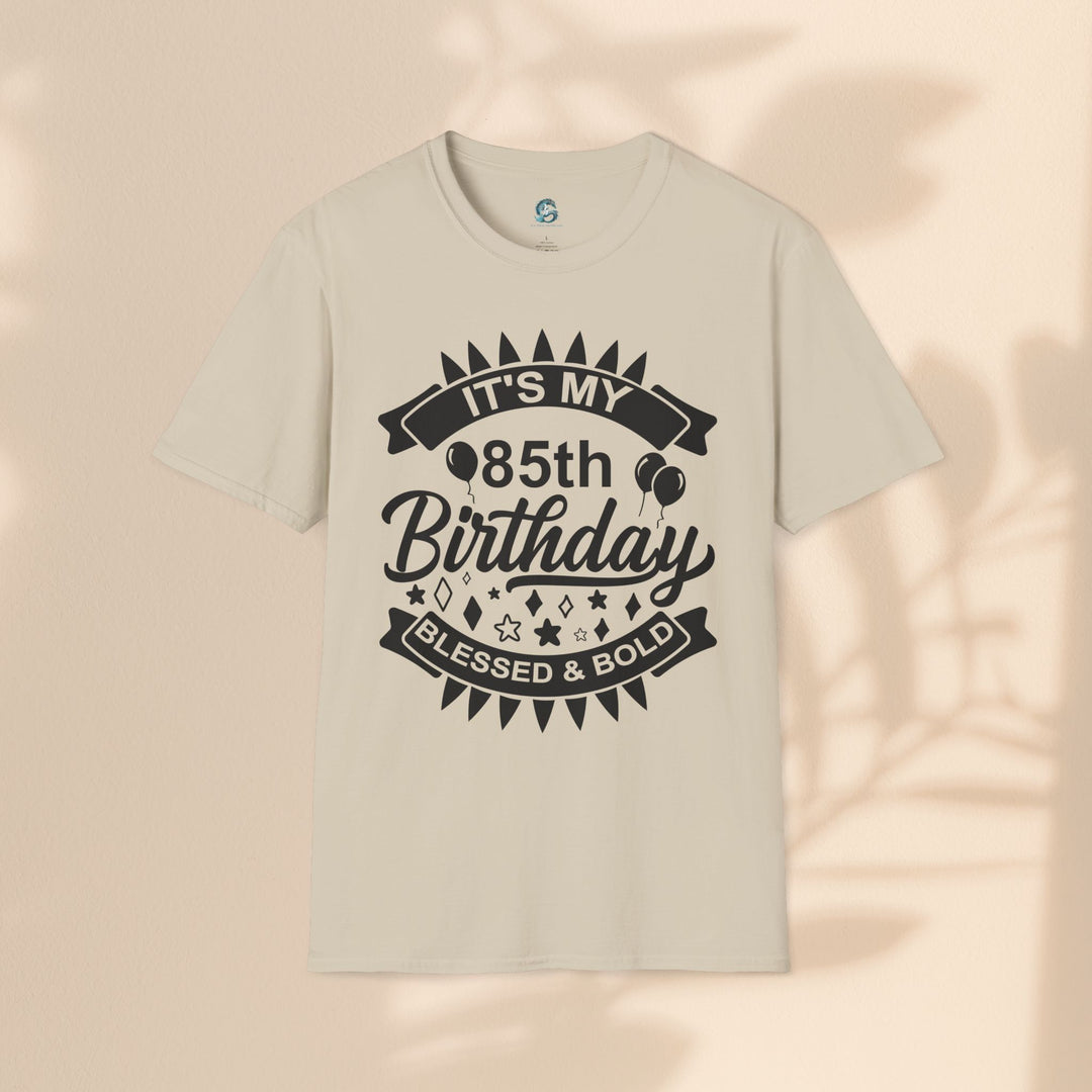 85th Birthday Celebration T-Shirt, Unisex Softstyle Tee for 85th Birthday, Milestone Birthday Gift, Birthday Party Outfit, Cute [...]