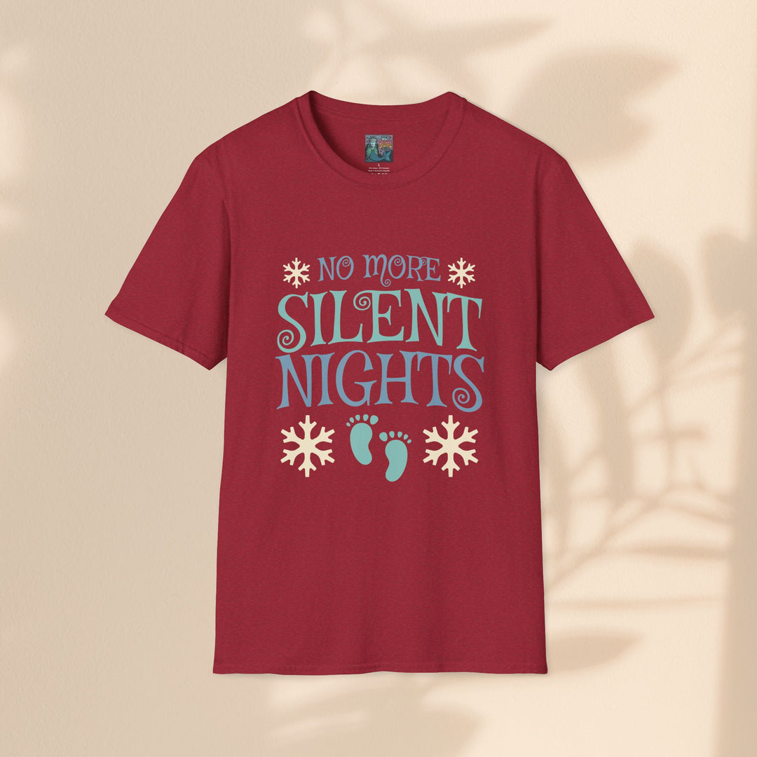 Softstyle T-Shirt - No more Silent Nights Pregnancy T-Shirt