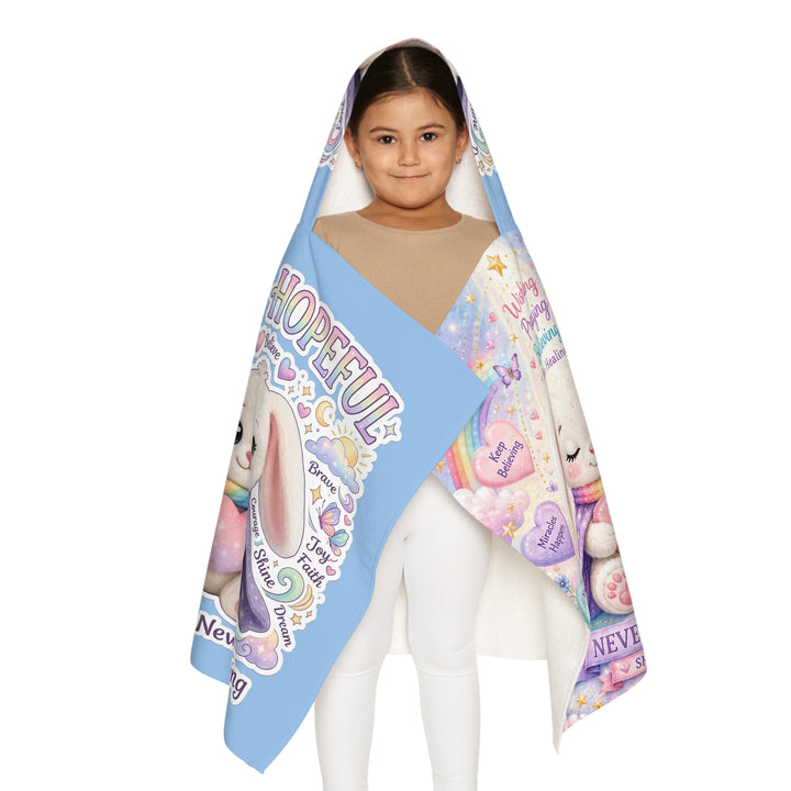 Hopeful Bunny Hooded Towel | Brave Buddies™