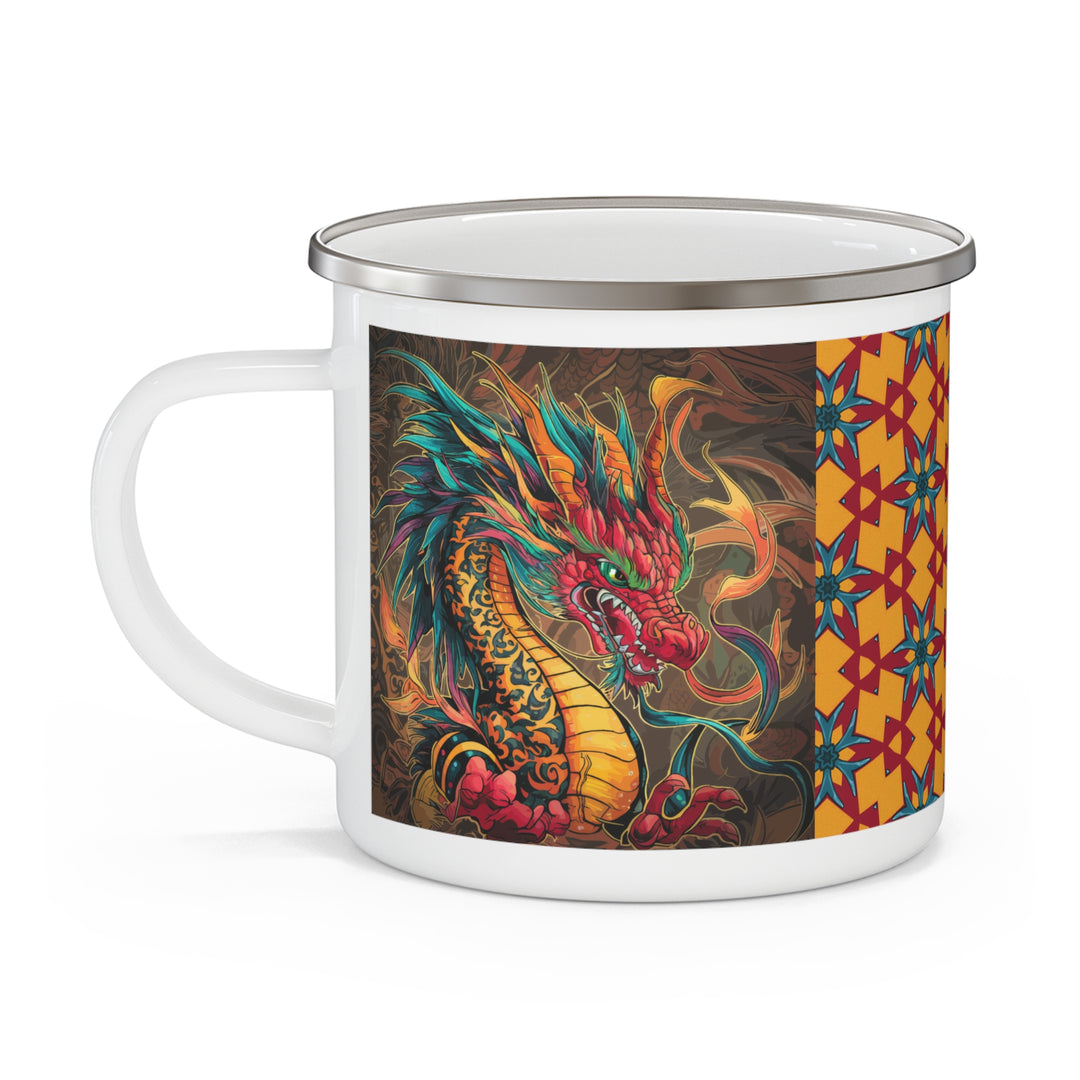 Enamel Camping Mug - Fire Dragon