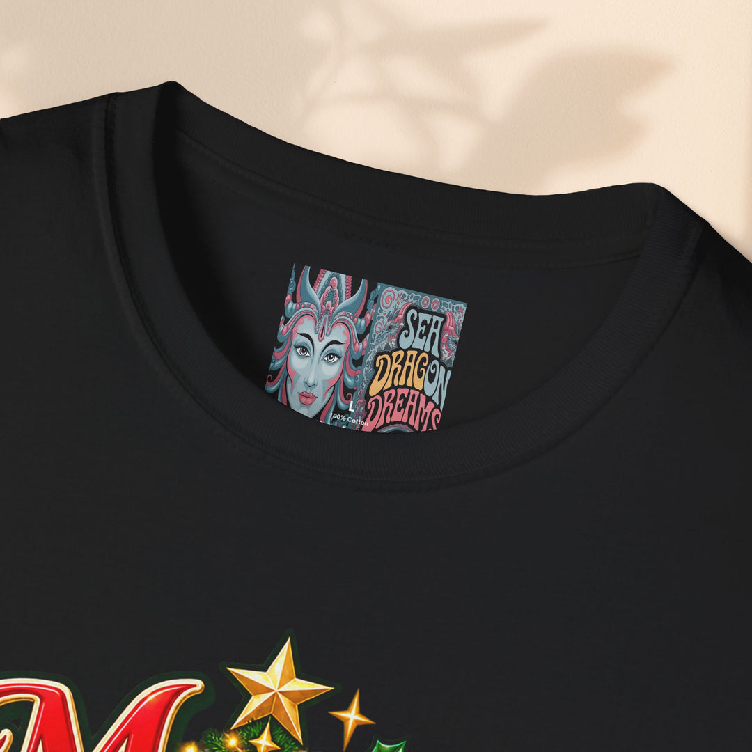 Merry & Bright Christmas T-Shirt – Festive Holiday Graphic Tee