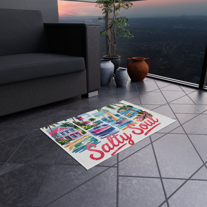 Pensacola Florida Outdoor Rug, Coastal Home Accessory