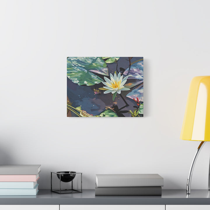 Water Lily Canvas Art Print – Nature Wall Décor