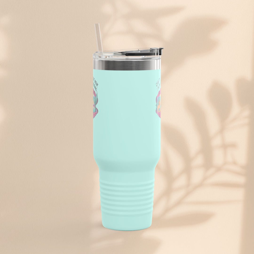 Fun Insulated Travel Mug for Introverts, 40oz People Avoiding Tumbler