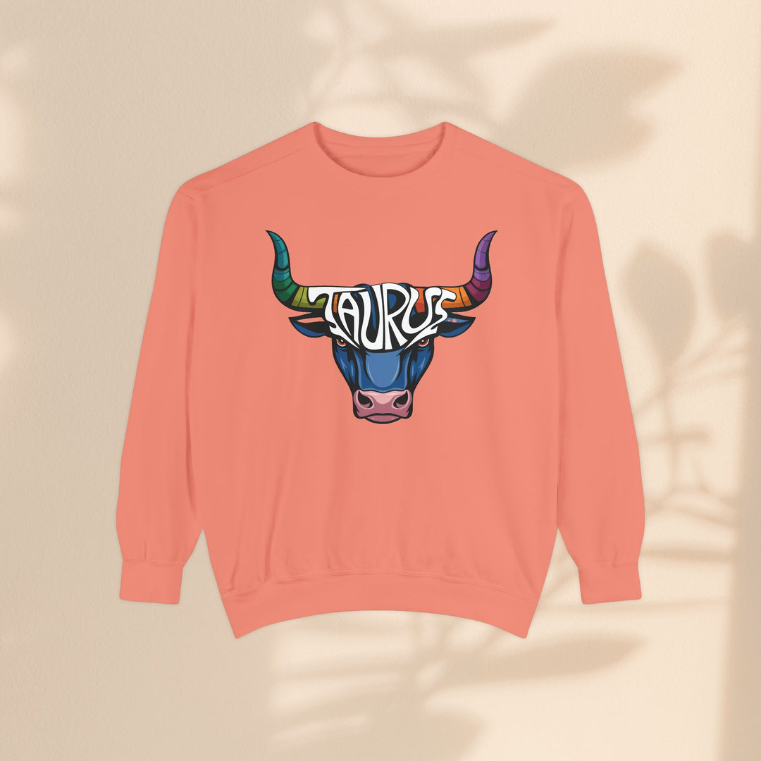 Unisex Garment-Dyed Sweatshirt - Taurus