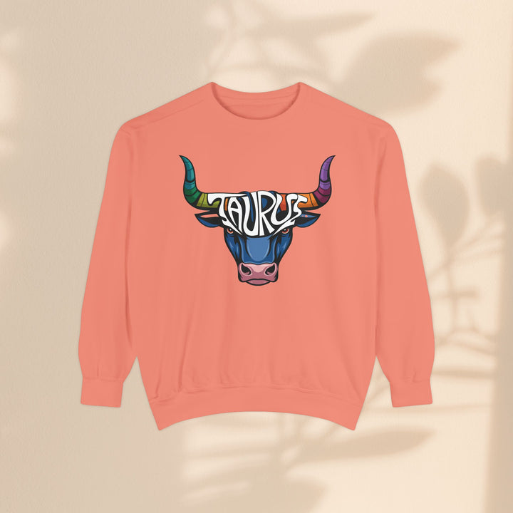 Unisex Garment-Dyed Sweatshirt - Taurus