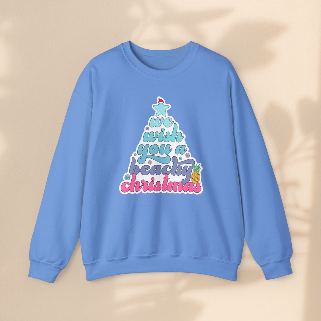 Unisex Heavy Blend™ Crewneck Sweatshirt - Beachy Christmas