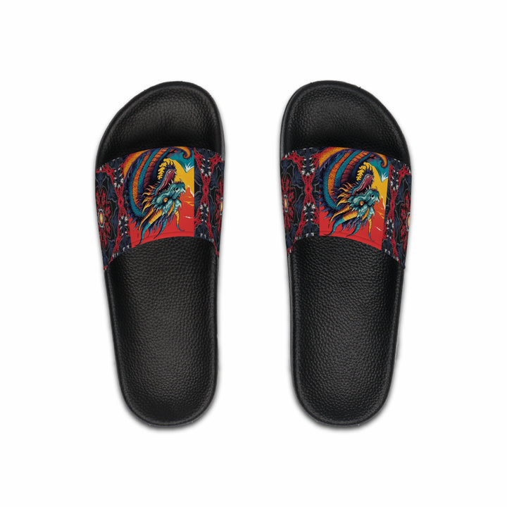 Men's Slide Sandals - Japanese Dragon