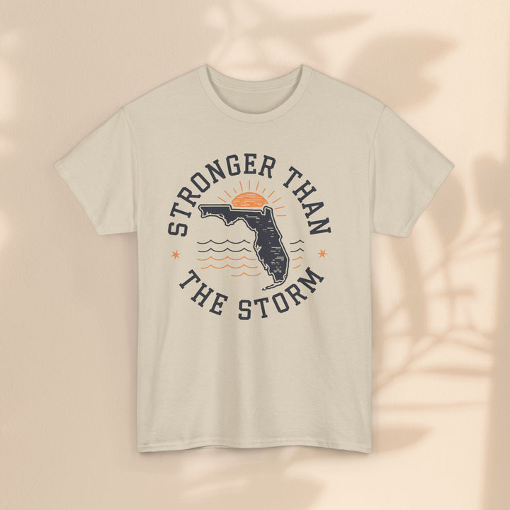 Unisex Heavy Cotton Tee - Stronger Than The Storm