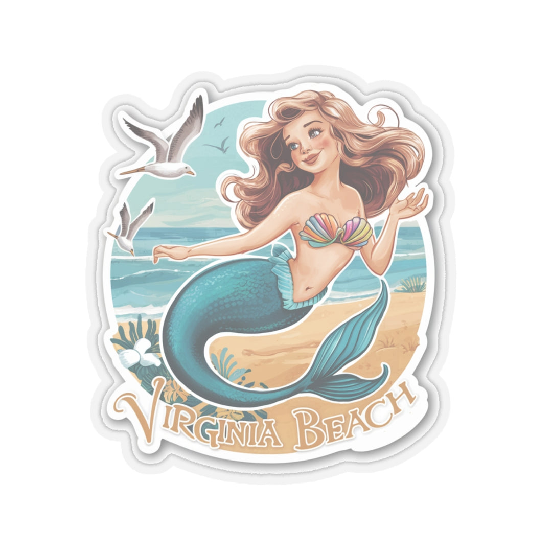 Kiss-Cut Stickers - Virginia Beach Mermaid