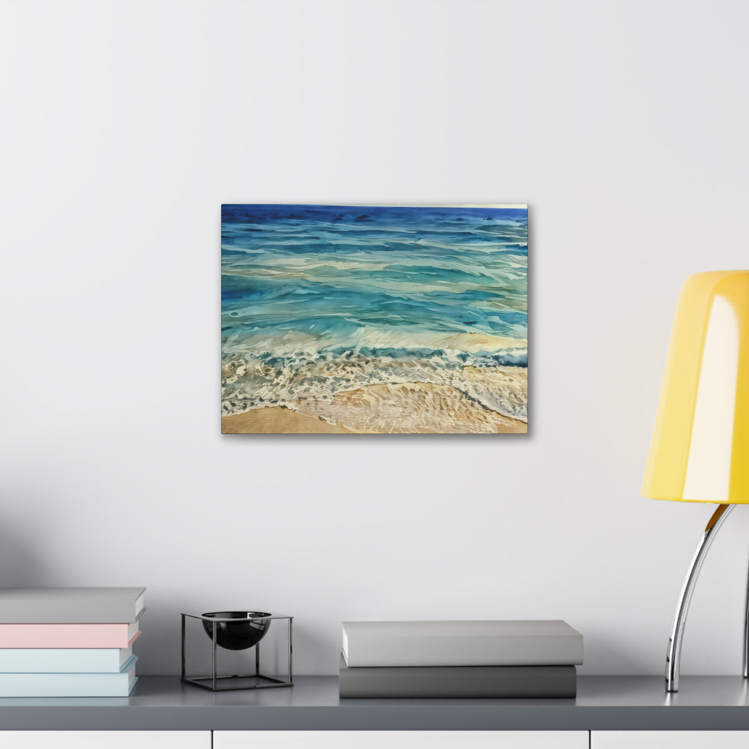 Stretched Beach Art Canvas Print