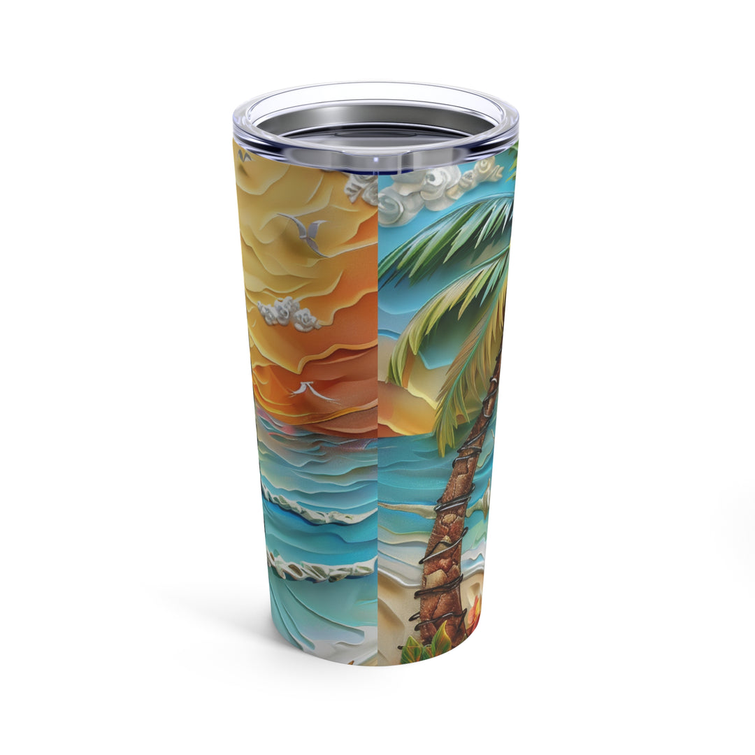 Tumbler 20oz - Florida 3D Beach