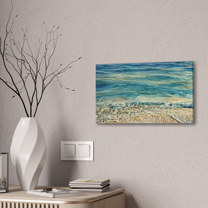 Stretched Beach Art Canvas Print
