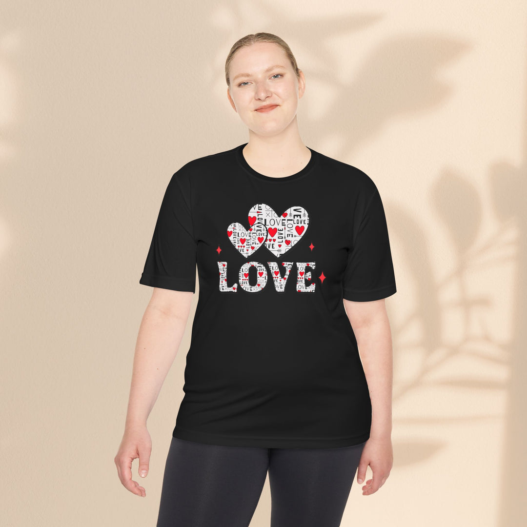 Unisex Moisture Wicking Tee - Love