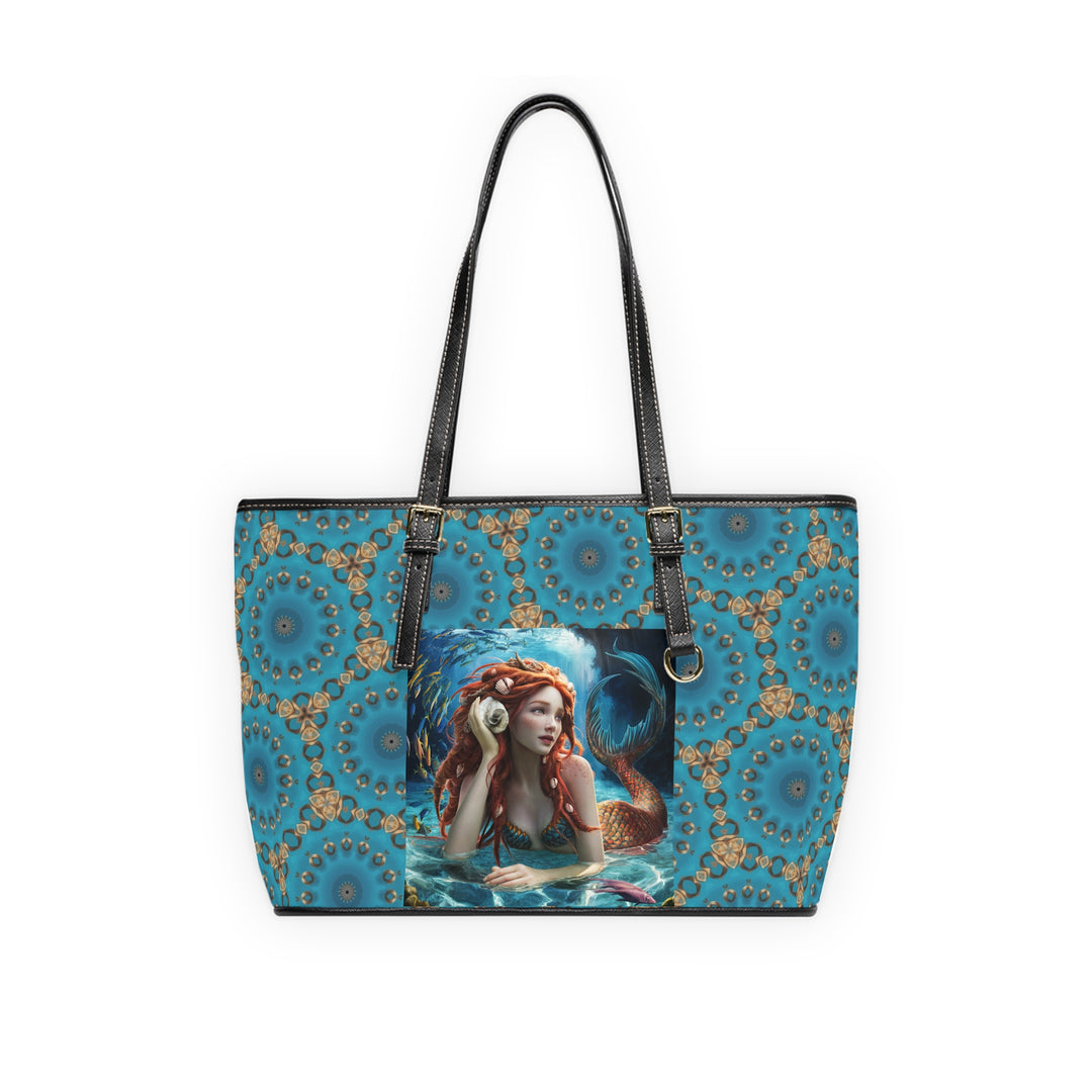 PU Leather Shoulder Bag - Mermaid Fun