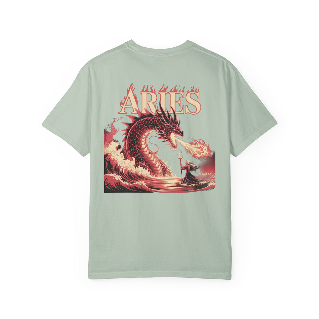 Aries Graphic T-Shirt: Unisex Astrology Tee, Zodiac Shirt for Birthdays & Everyday Wear, Perfect Gift for Aries Friends