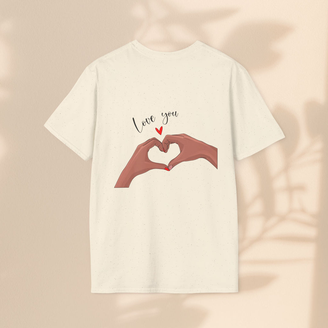 Unisex Softstyle T-Shirt - Love You Heart