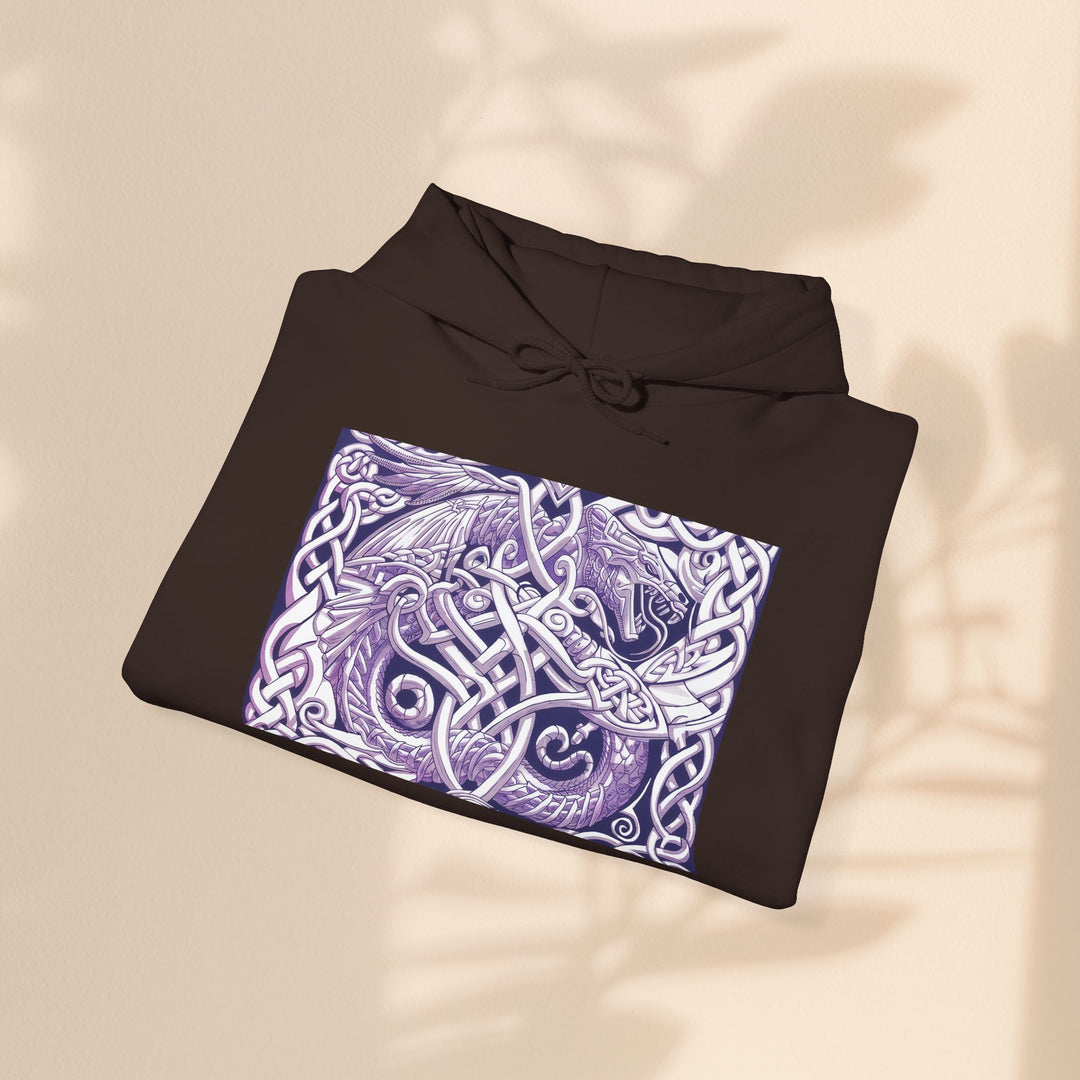 Celtic Dragon Hoodie, Gift for Fantasy Lovers