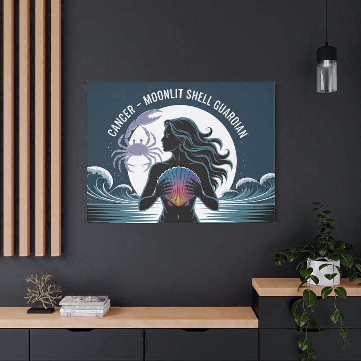 Zodiac Cancer Matte Stretched Canvas Wall Art