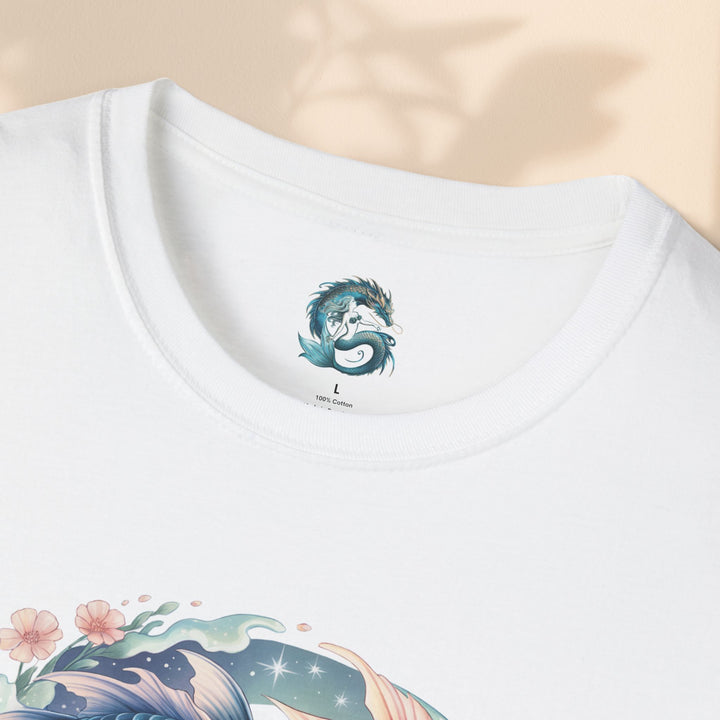 Pisces Zodiac T-Shirt, Softstyle Tee, Astrological Gift, Horoscope Apparel, Birthday Gift for Pisces, Astrology Merch