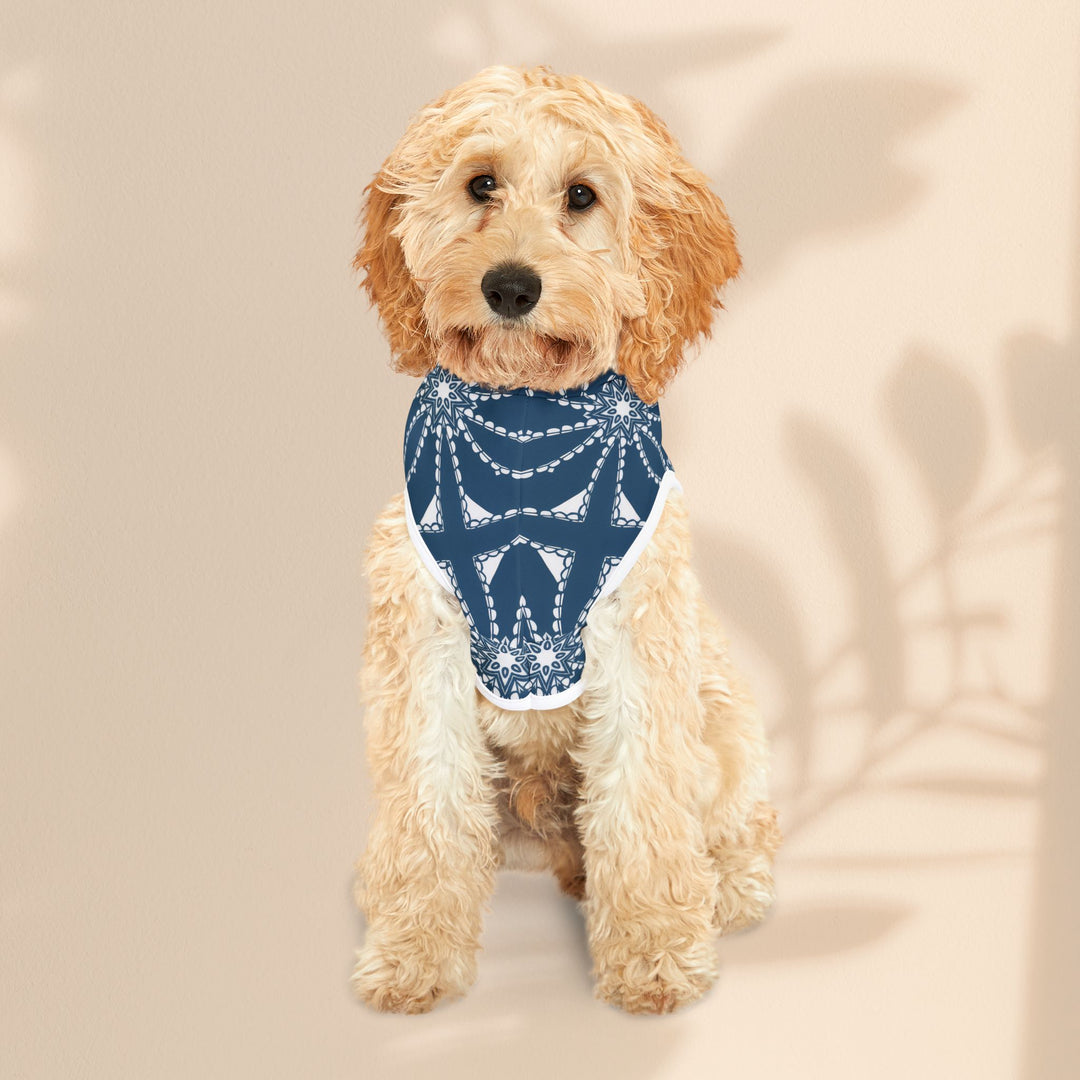 Pet Hoodie - Blue White