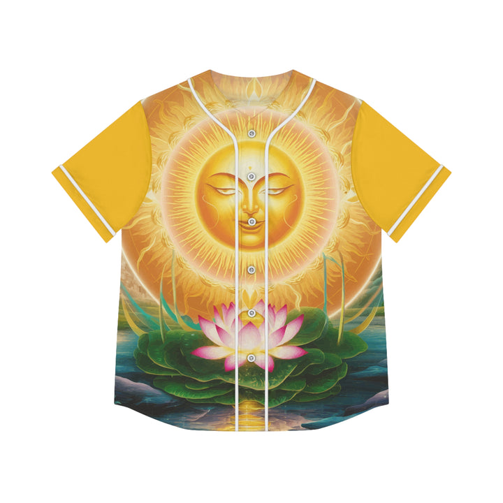 Women's Baseball Jersey - Lotus Sun