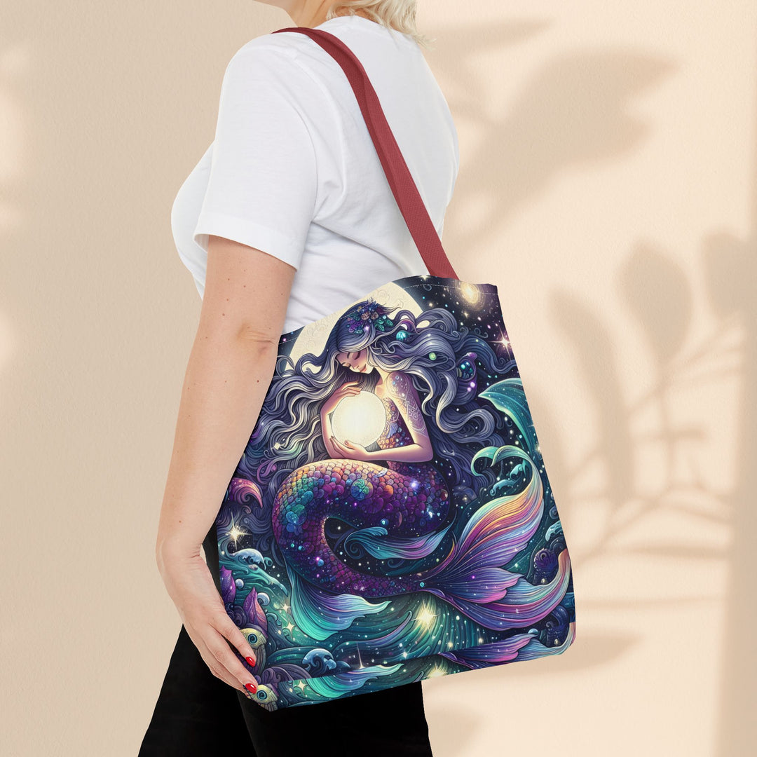 Celestial Mermaid Secret Tote Bag – Stylish Reusable Beach Trip Bag