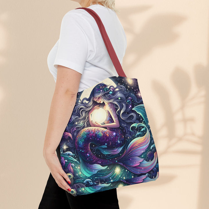 Celestial Mermaid Secret Tote Bag – Stylish Reusable Beach Trip Bag