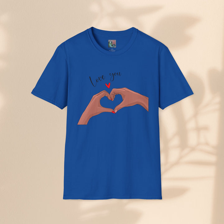 Unisex Softstyle T-Shirt - Love You Heart