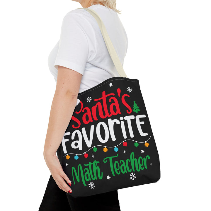 Tote Bag  - Santa's Favorite Math Teacher