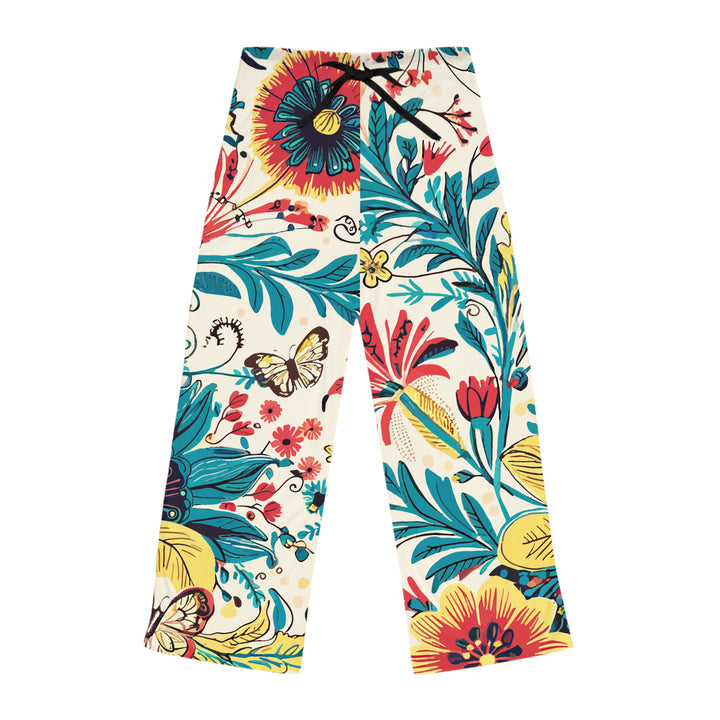 Women's Pajama Pants (AOP) - Florida Flowers