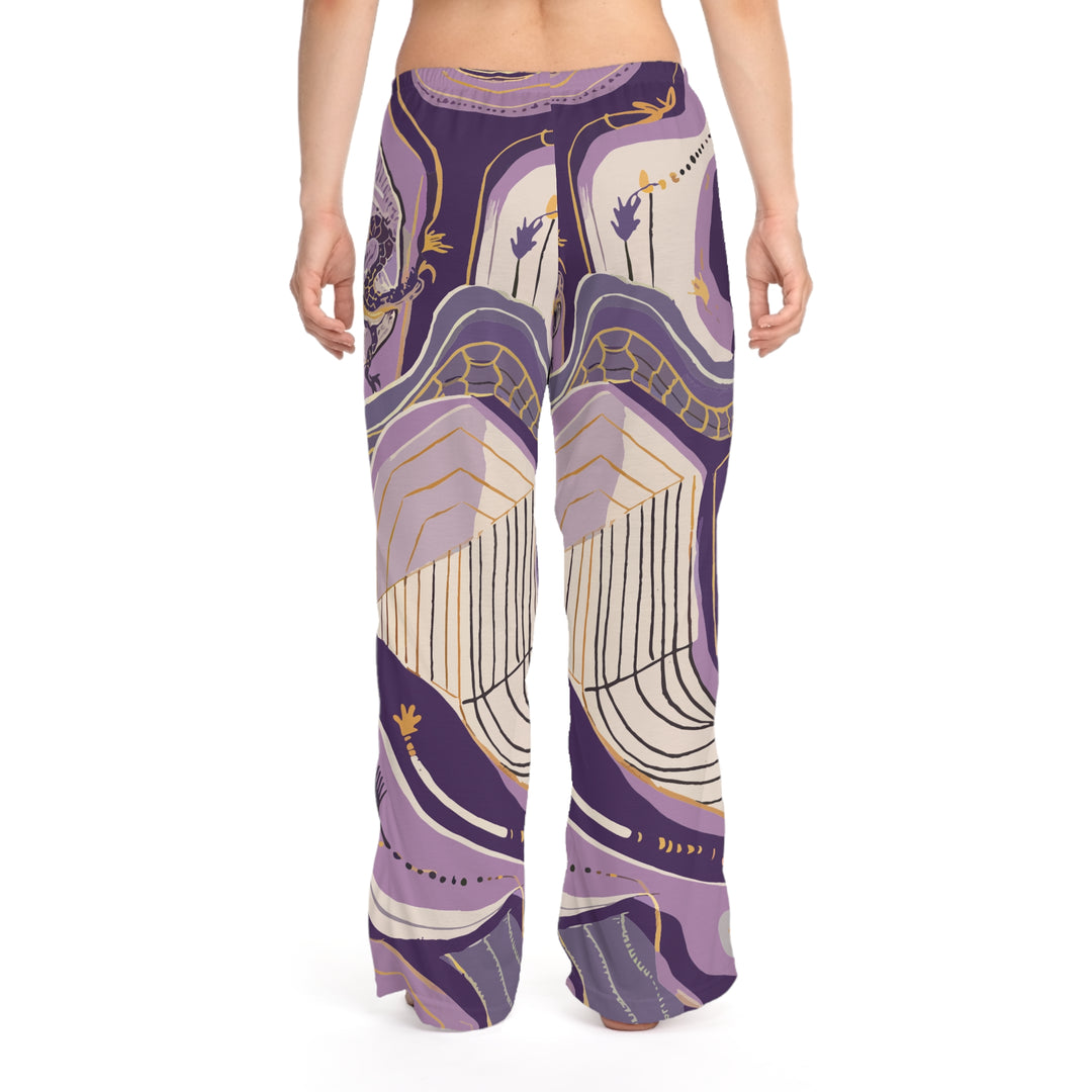 Women's Pajama Pants (AOP) - Lavender Legend