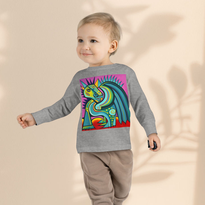 Toddler Long Sleeve Tee - Mod Dragon