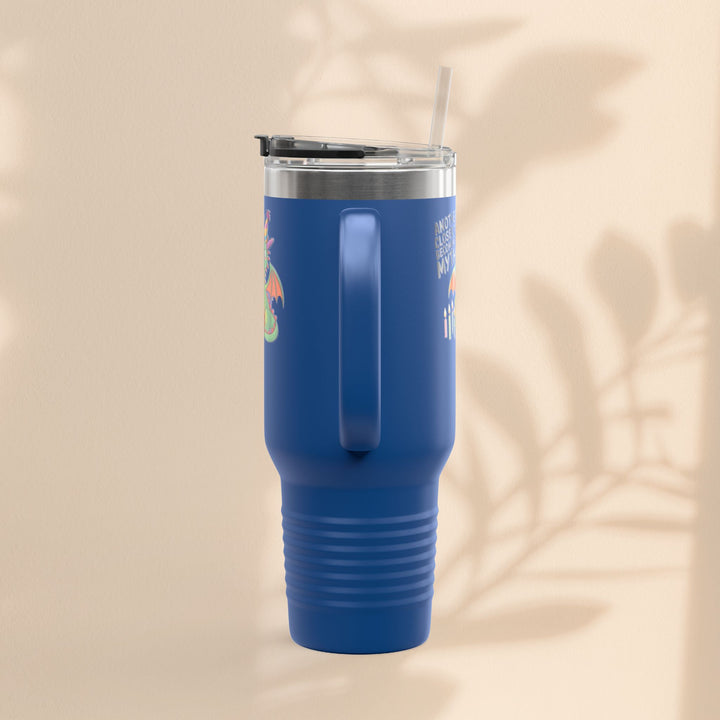 Dragon Insulated Travel Mug, 40oz, Dragon Birthday Tumbler