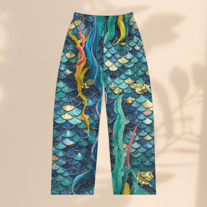 Women's Pajama Pants (AOP) - Mermaid Scale Party