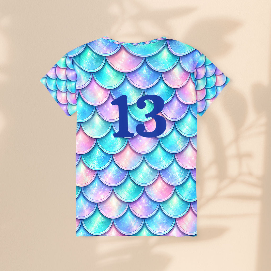 Mermaid Scale Women's Sports Jersey — xs 13