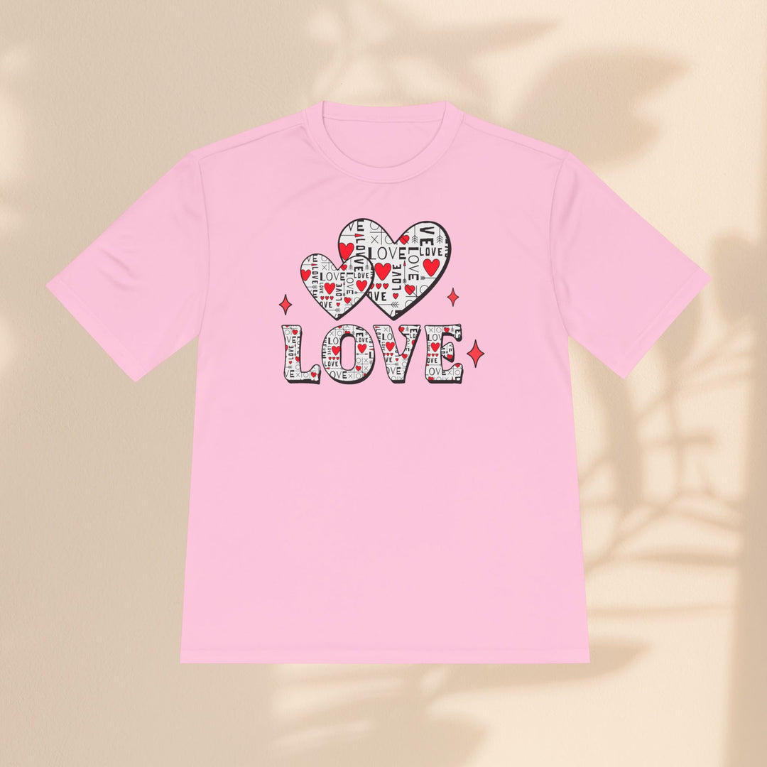 Unisex Moisture Wicking Tee - Love