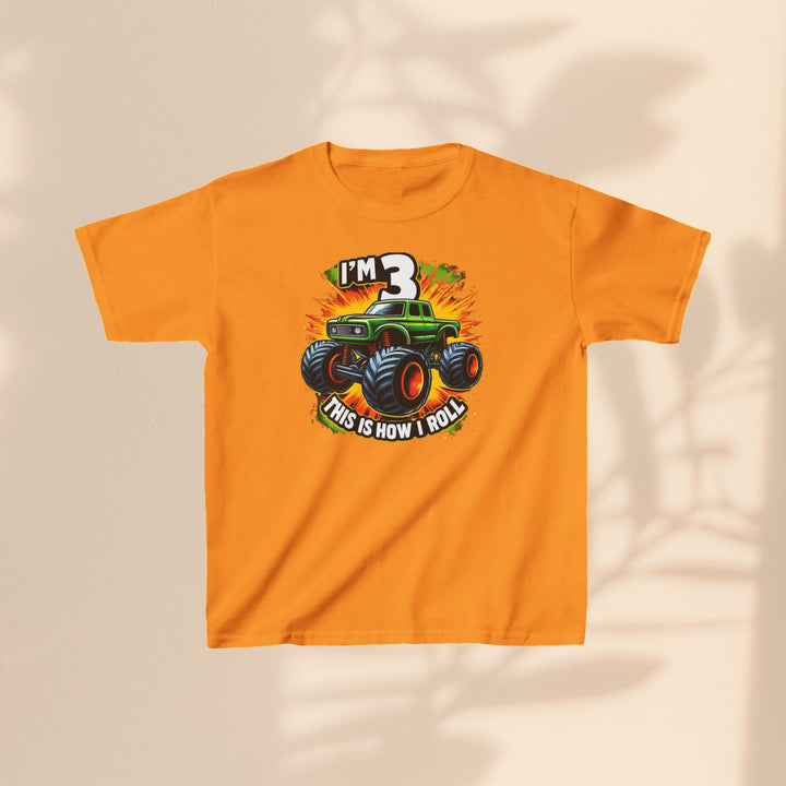 Kids Heavy Cotton™ Tee - 3 Year Old This is How I Roll