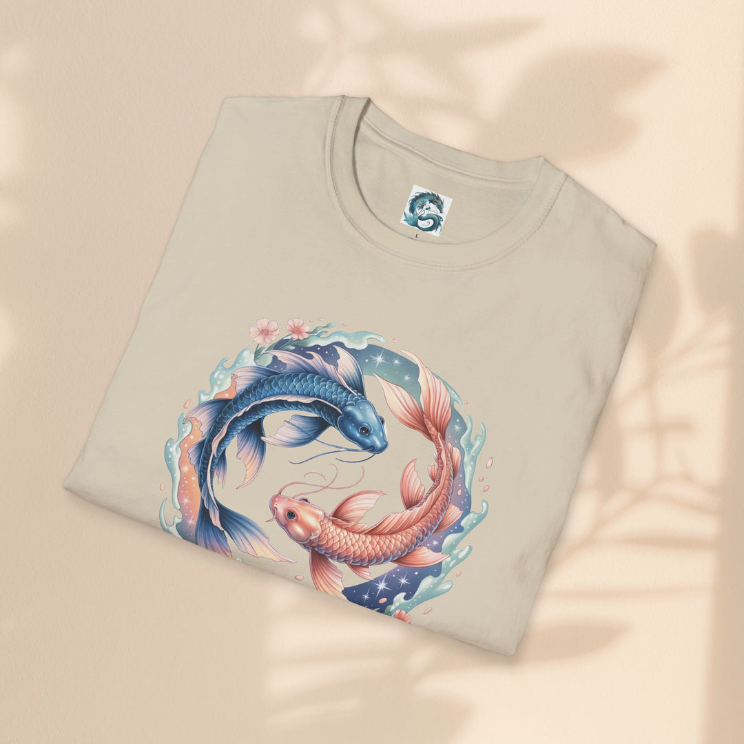 Pisces Zodiac T-Shirt, Softstyle Tee, Astrological Gift, Horoscope Apparel, Birthday Gift for Pisces, Astrology Merch