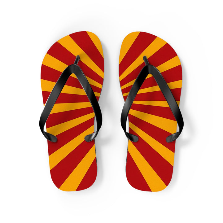 Flip Flops - Red Yellow