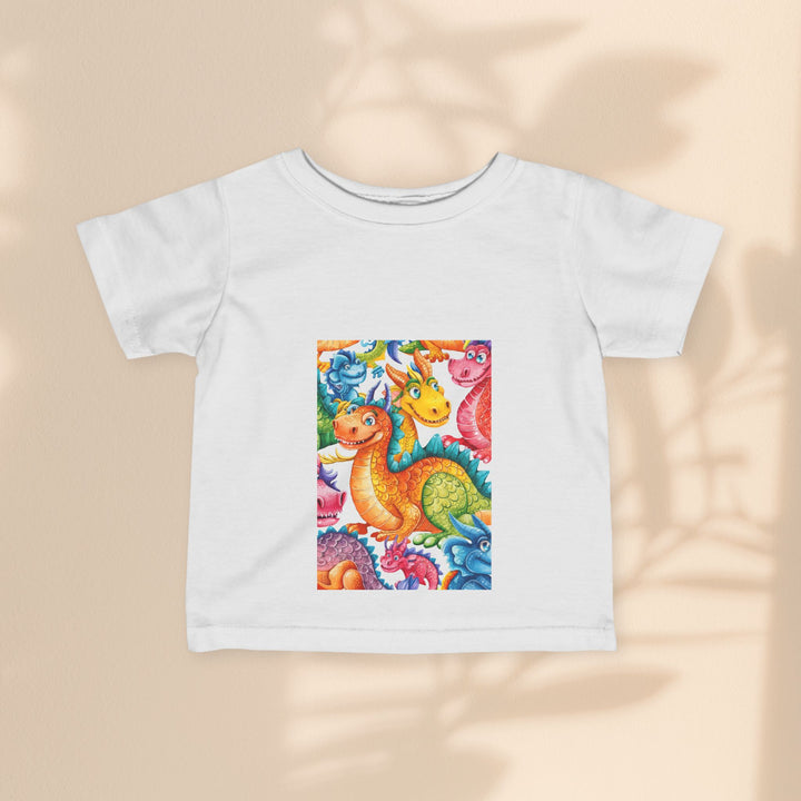 Infant Fine Jersey Tee - Happy Dragons