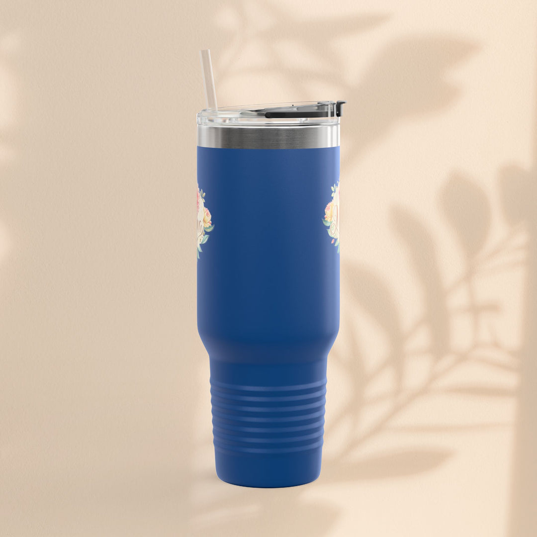 Floral Insulated Travel Mug for Moms - 40oz