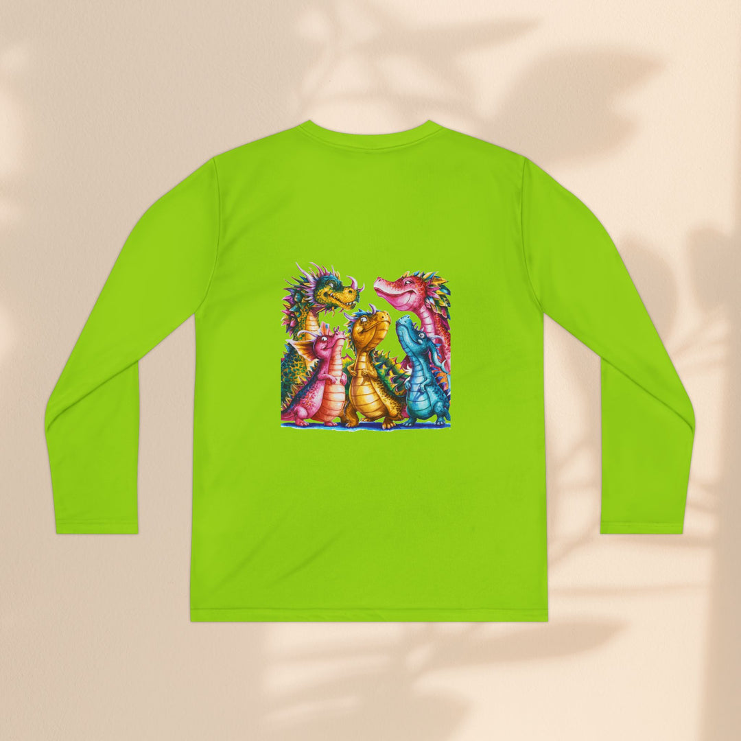 Youth Long Sleeve Competitor Tee - Dragon Joy