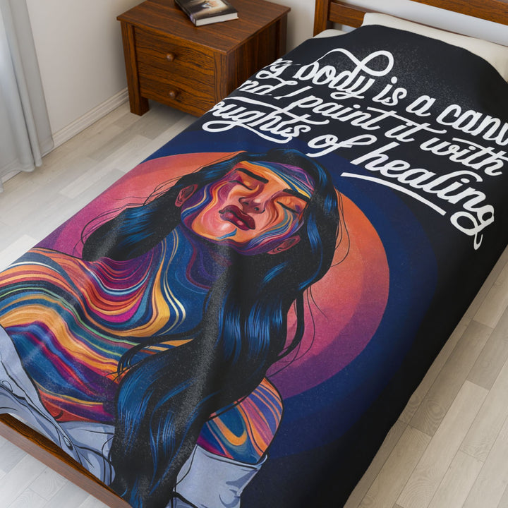 Plush Blanket - Thoughts of Healing